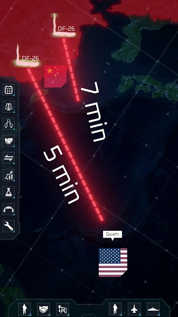 Guam: animated map in a vertical explainer
