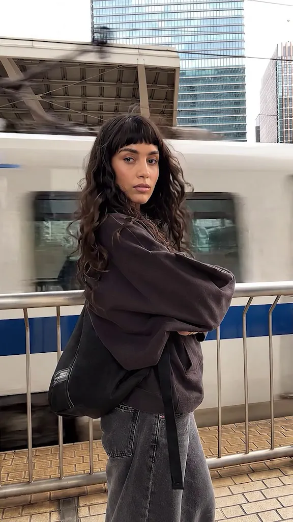 AI character in a travel video